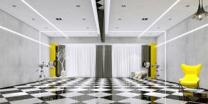 龍光世紀小木馬兒童攝影，現代簡約風格，極富科幻立體感