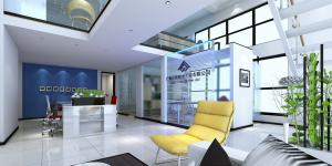 漂浮的建筑-萬科大廈，萬堡防水公司辦公室裝修！